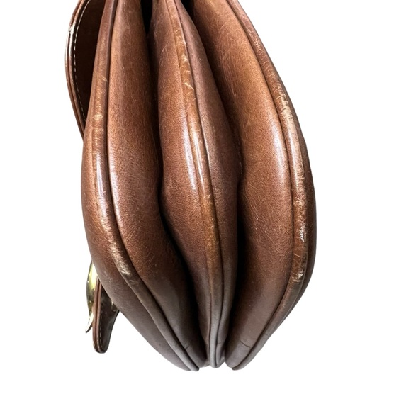 Gucci Horse-Bit Brown Smooth Calfskin Leather Vintage Shoulder Bag - Picture 4 of 15